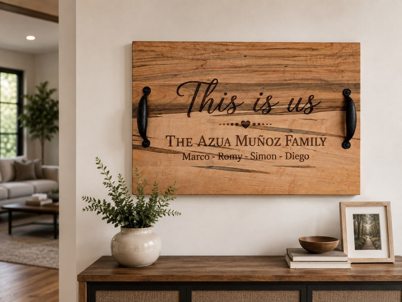 Family Serving Board example