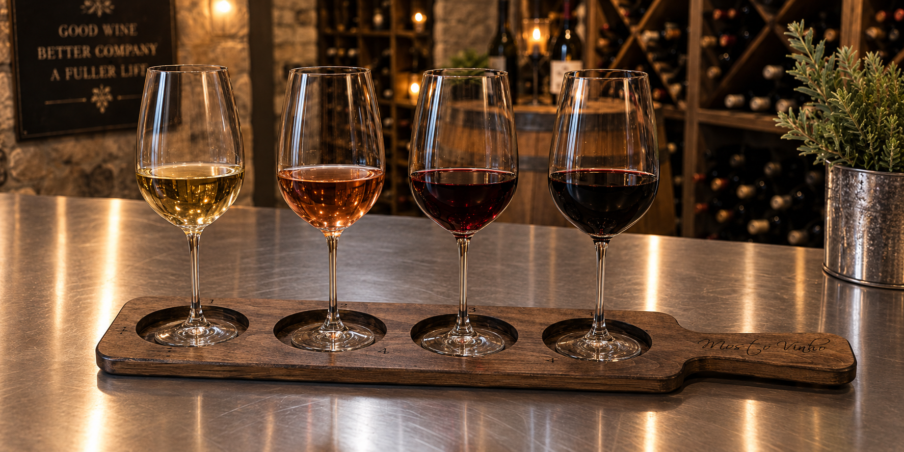 Wine Flight Boards example
