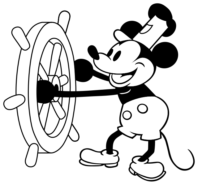 Clip-art design: mickey-mouse JPT-F2-UV CB-SS-LTR-WD-CRK-LTHR DE