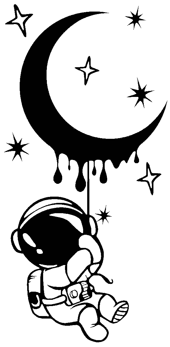 Clip-art design: chibi-astronaut JPT-OD-F2-UV CB-SS-LTR-WD-CRK-LTHR DE