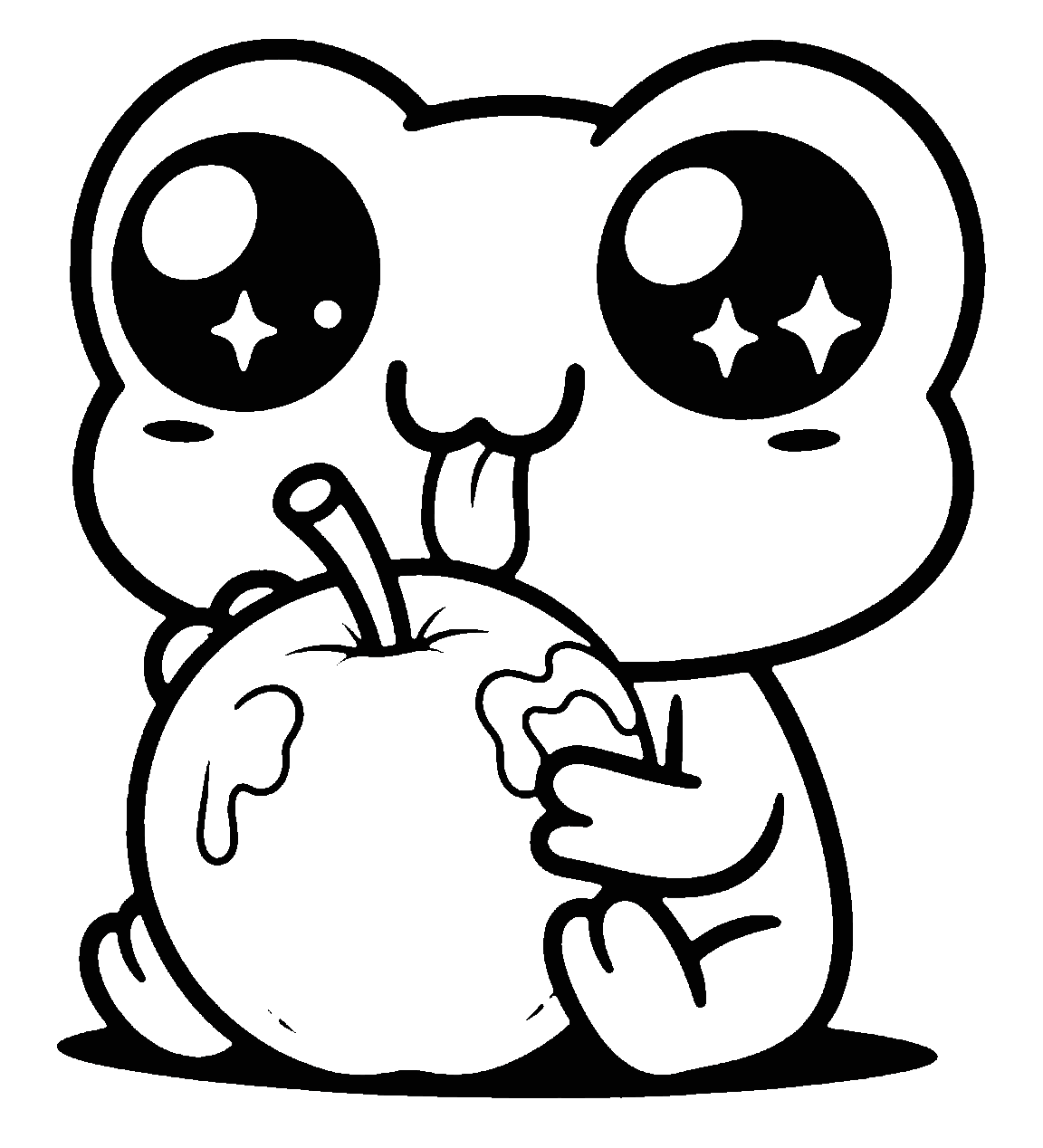 Clip-art design: chibi-toad JPT-OD-F2-UV CB-SS-LTR-WD-CRK-LTHR DE