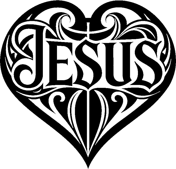 Clip-art design: jesusheart JPT-OD-F2-UV GR DE-LTE