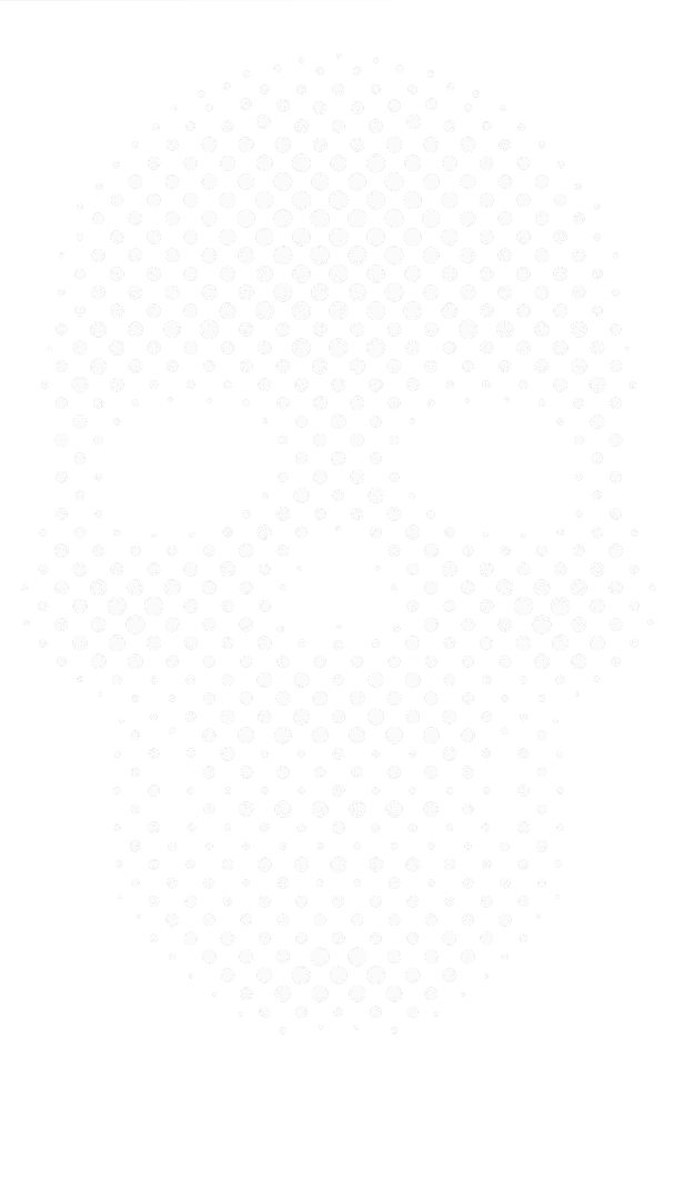 Clip-art design: dither-skull XX SS-SL-NPR-GLS-SSG LTE
