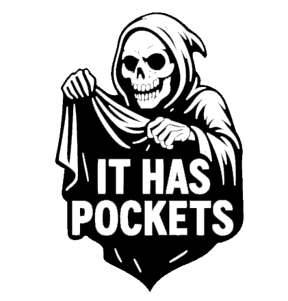 Clip-art design: grim-it-has-pockets JPT-OD-F2-UV CB-SS-LTR-WD-CRK-LTHR DE