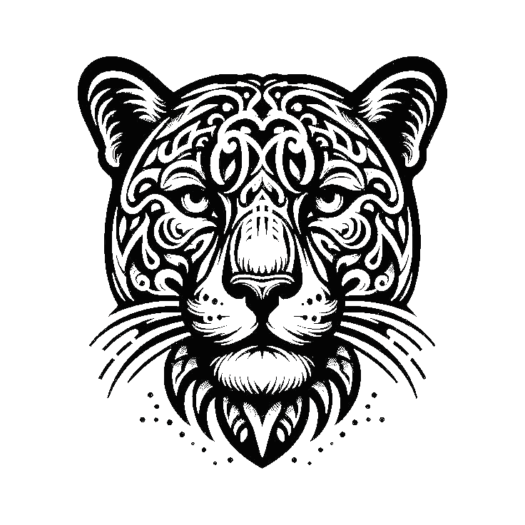 Clip-art design: magestictiger JPT-OD-F2-UV CB-SS-LTR-WD-CRK-LTHR DE